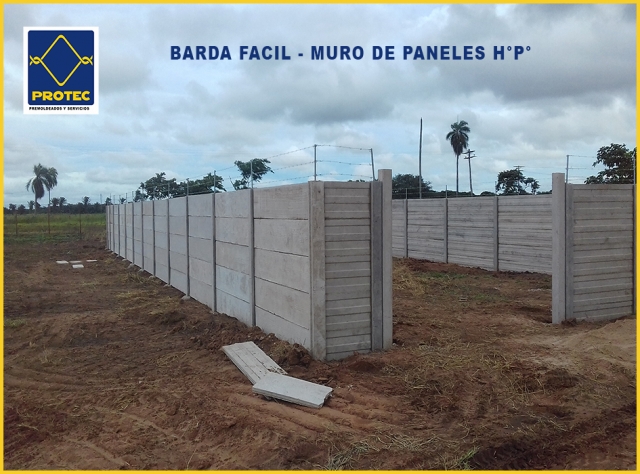 imagen de servicio: BARDA FACIL - MURO DE PANELES H°P°